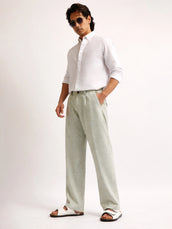 Turkish Linen Light Green Trouser