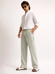 Turkish Linen Light Green Trouser