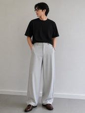 Baggy Fit Light Grey Barbie Trouser