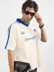 The Untold Cream Half Sleeve T-Shirt