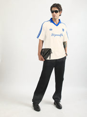 The Untold Cream Half Sleeve T-Shirt