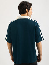 The Untold Teal Blue Half Sleeve T-Shirt