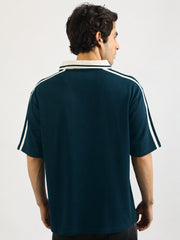The Untold Teal Blue Half Sleeve T-Shirt