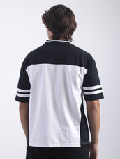 Define White, Black Half Sleeve T-Shirt