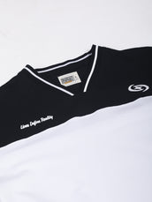 Define White, Black Half Sleeve T-Shirt