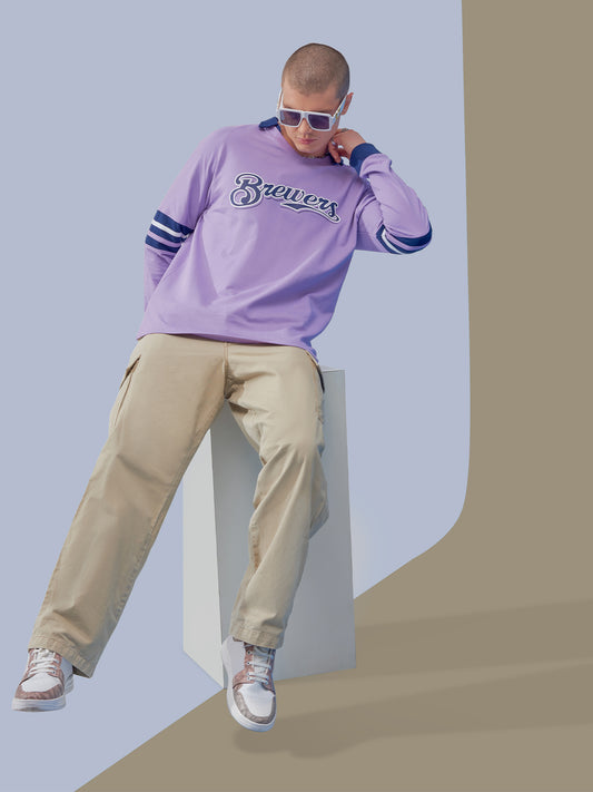 Brewers Lavender Full Sleeve Sweatshirt