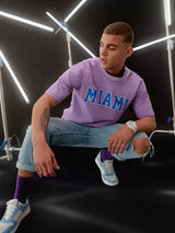 Miami Tuck Lavender Oversized T-Shirt