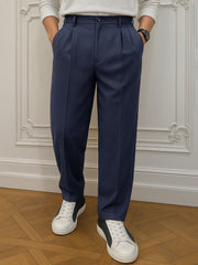 Korean Navy Elastic Trouser