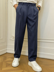 Korean Navy Elastic Trouser