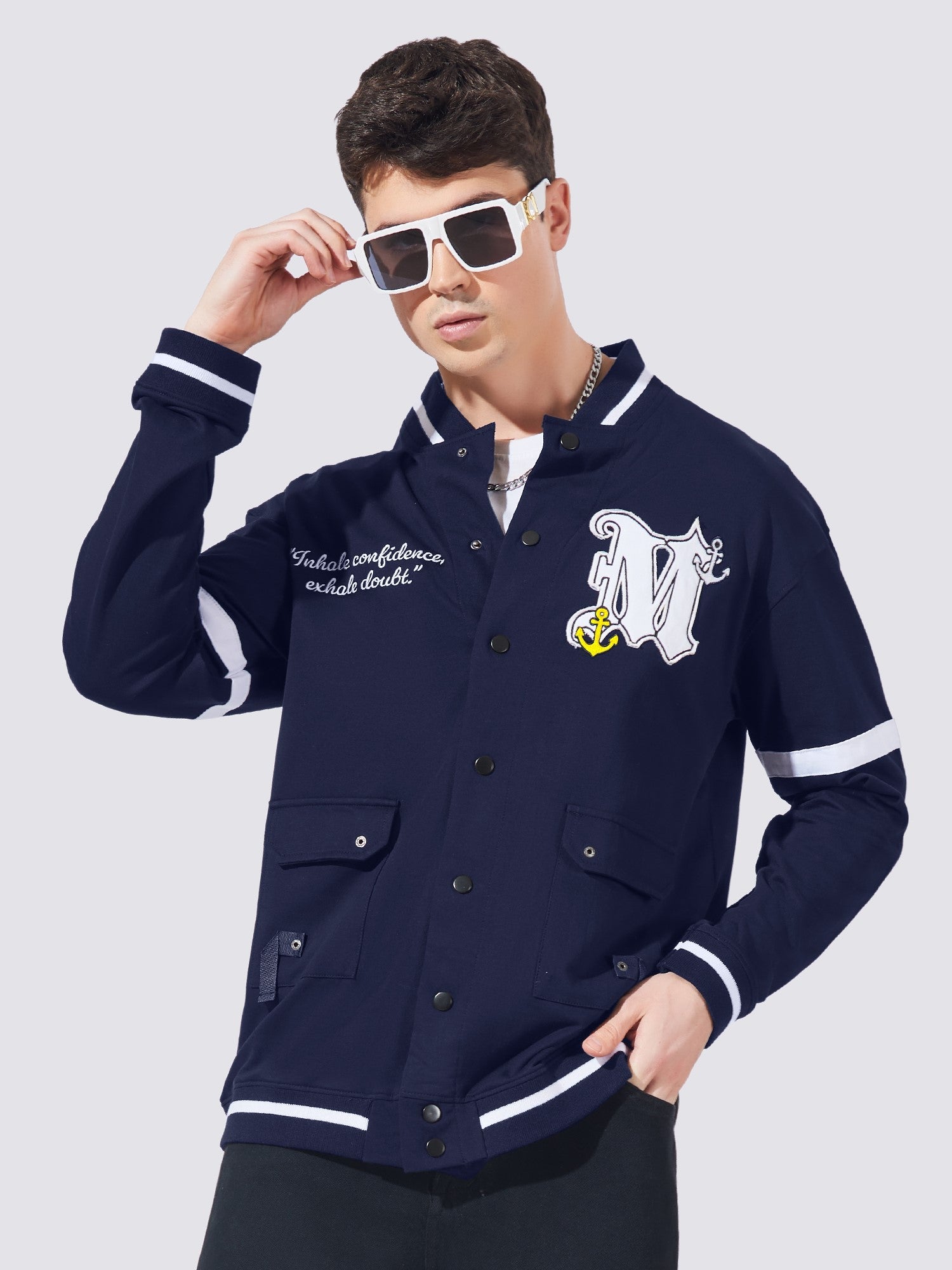 Varsity Navy Jacket