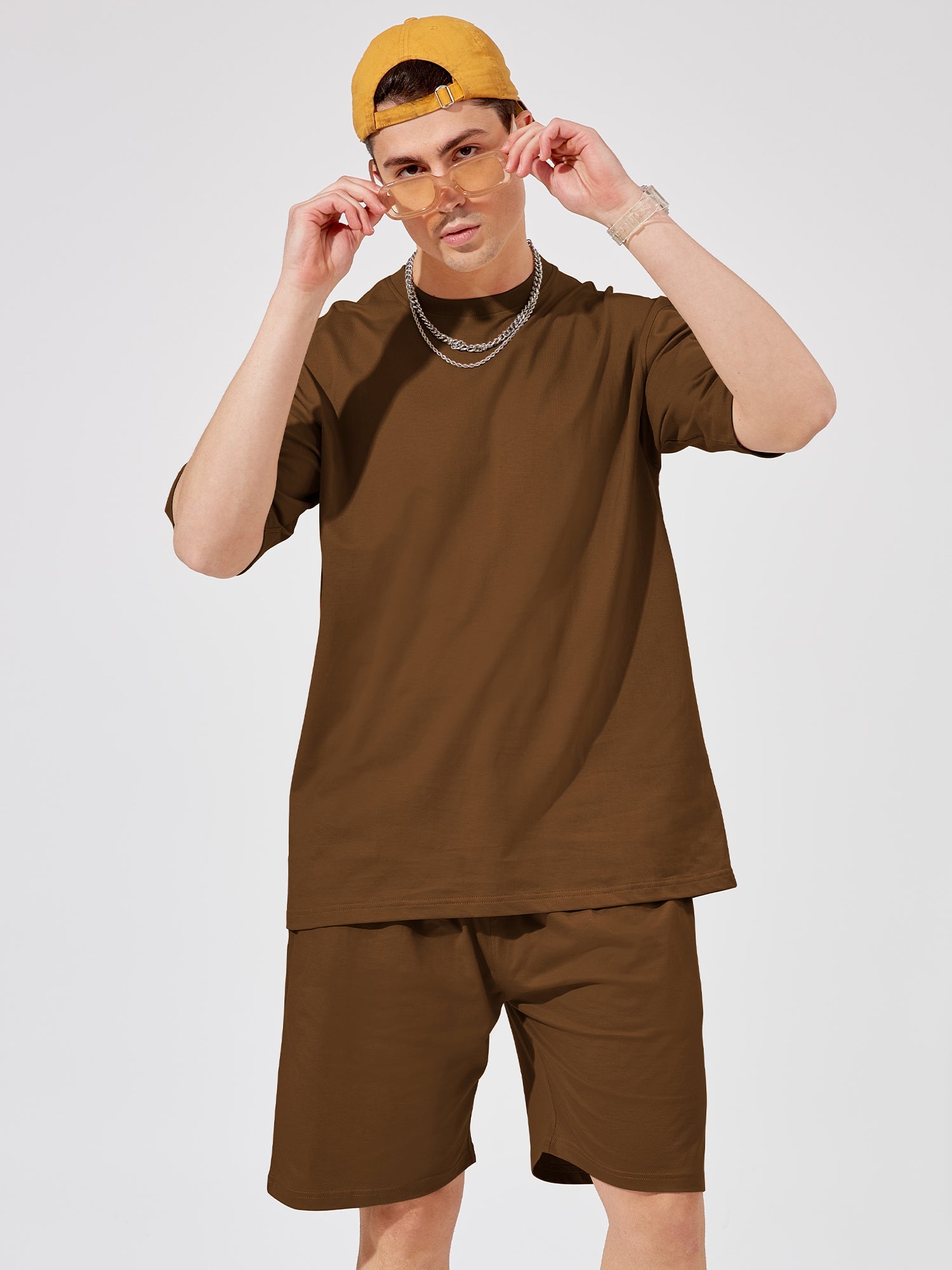 Brown Oversized Co-ords