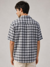 Plaid Checks Grey Shirt