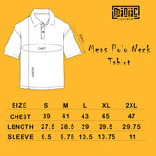Solid Denim Blue Half Sleeve  Half Sleeve Polo T-Shirt