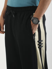 High Stakes Black Baggy Fit Trackpant