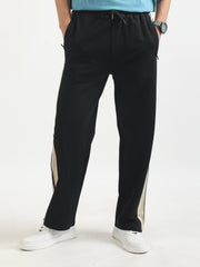 High Stakes Black Baggy Fit Trackpant