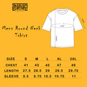 Spray Print Beige Half Sleeve T-Shirt