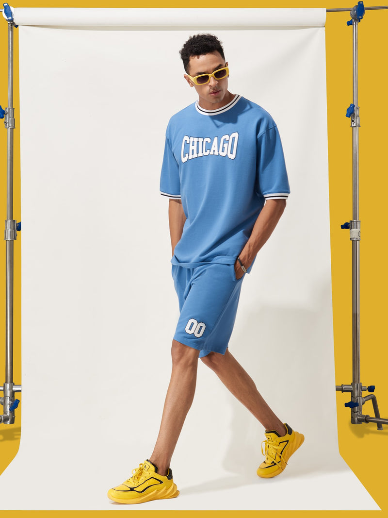Denim Blue Chicago Oversized Co-Ords