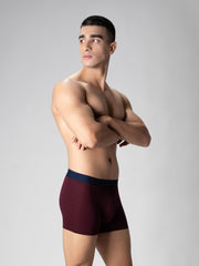 Cotton Burgundy Trunks
