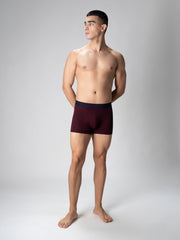 Cotton Burgundy Trunks