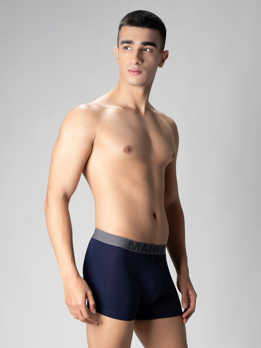 Cotton Navy Trunks
