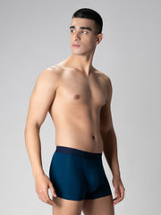 Cotton Petrol Blue Trunks