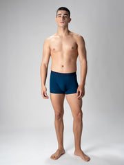 Cotton Petrol Blue Trunks