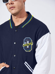 2008 Navy White Full Sleeve Jacket