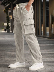Drift AOP Grey Baggy Fit Cargo