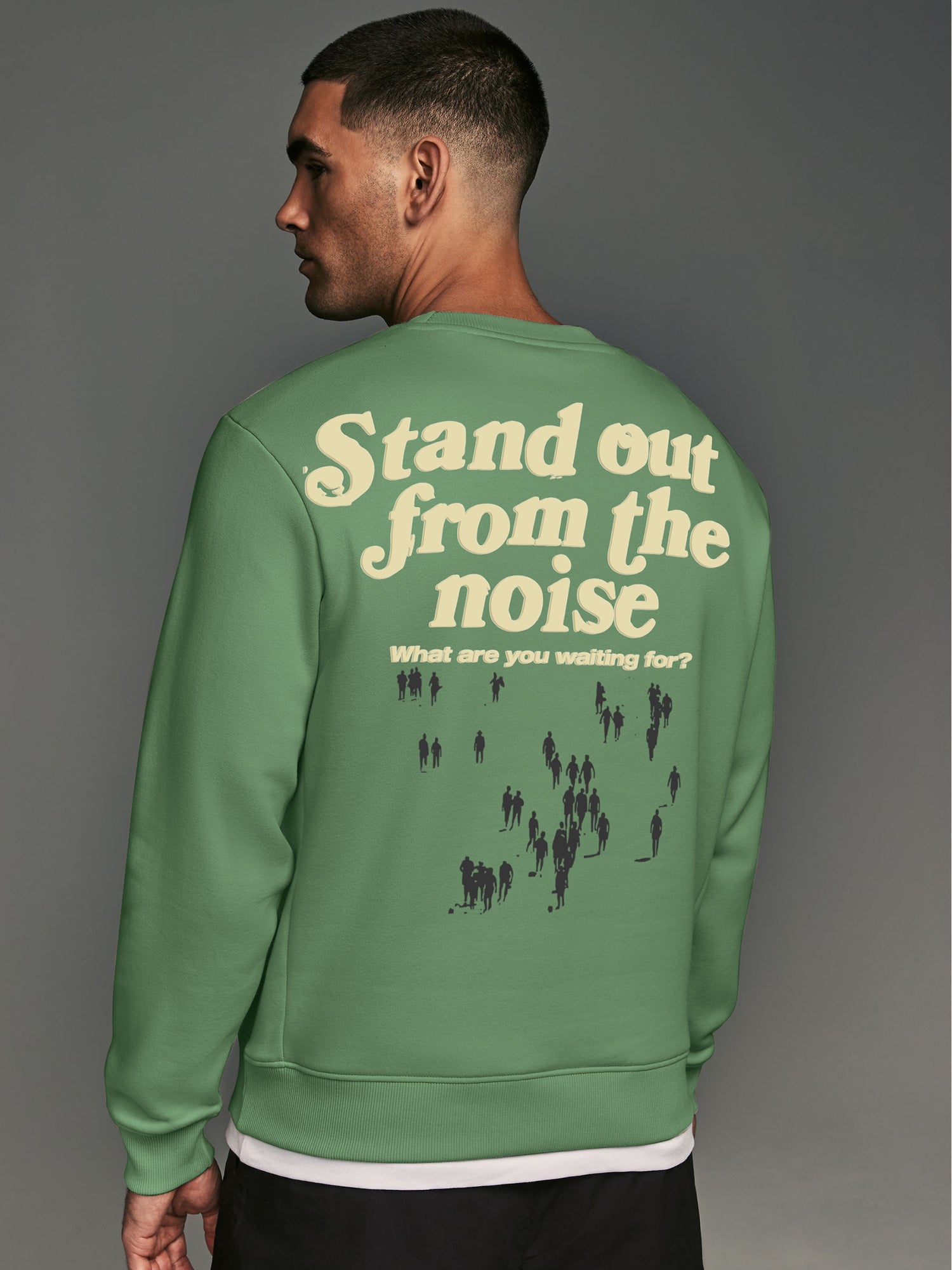 Noise Hunter Green Sweatshirt