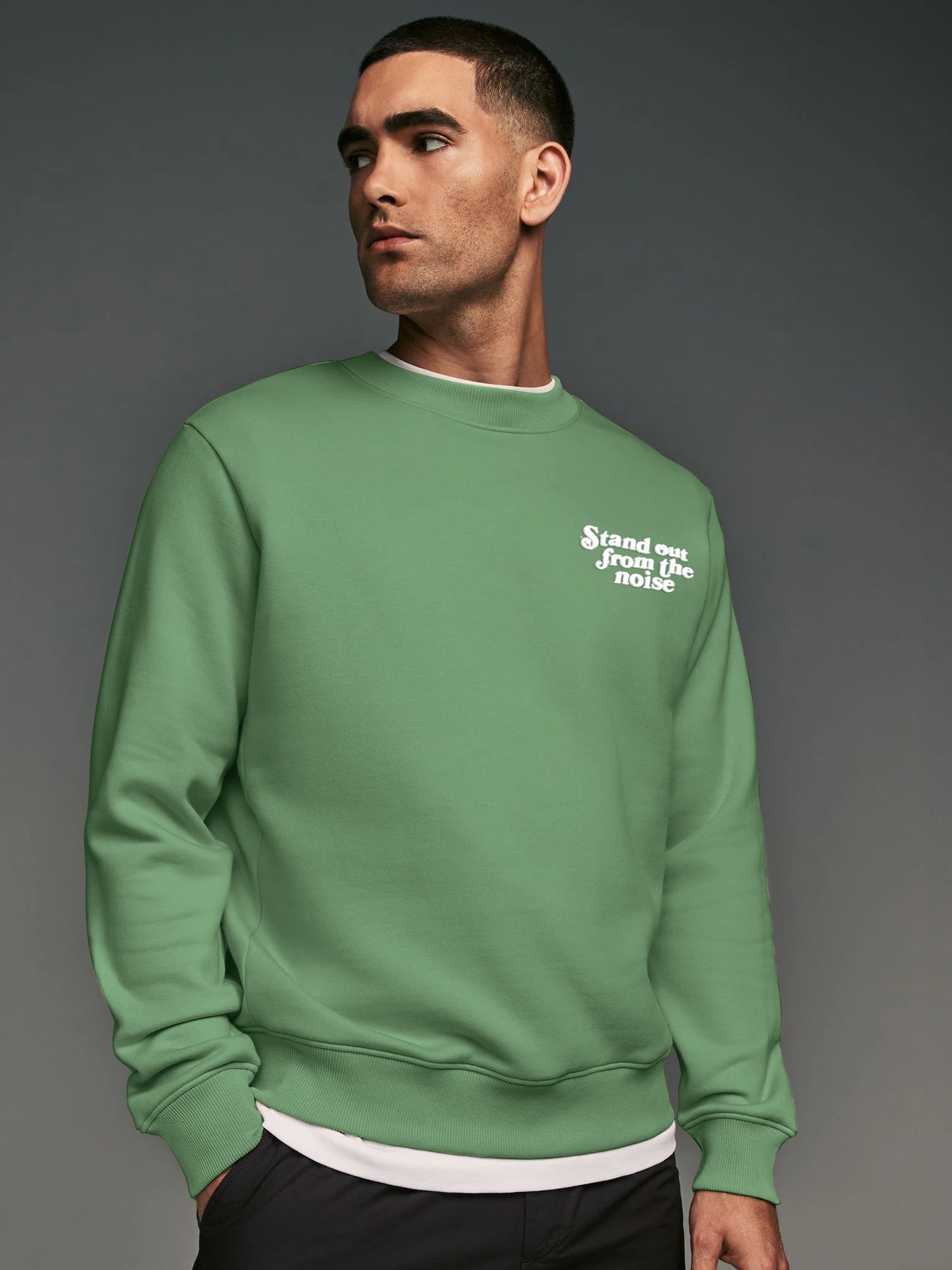 Noise Hunter Green Sweatshirt