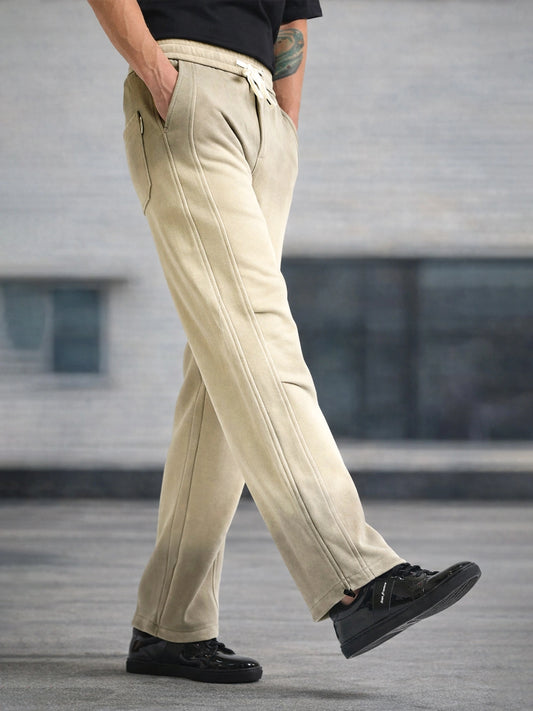 Asparagus Green Ombre Print Baggy Fit TrackPant