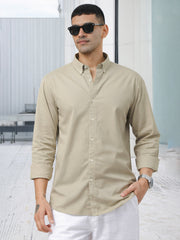 Soft Twill Mist Green Full Sleeve Shirt