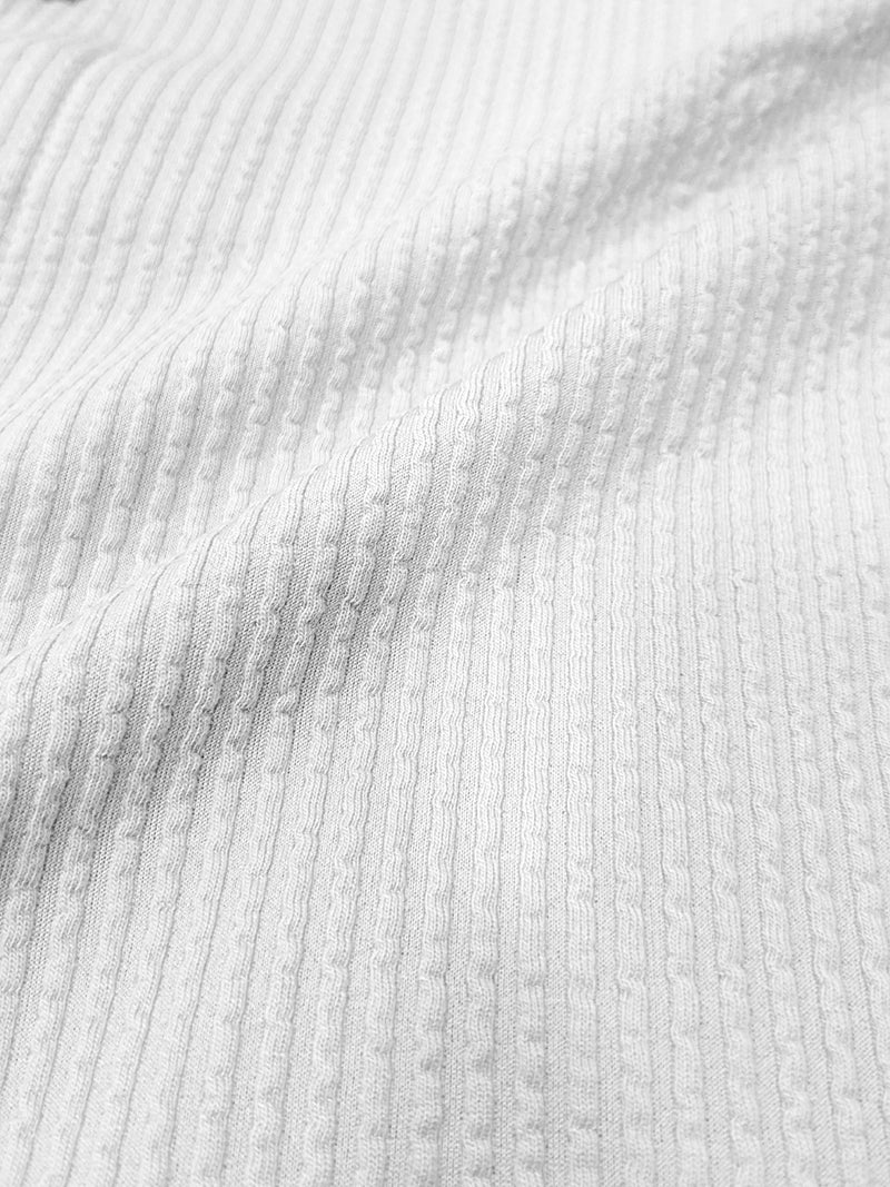 Elliot Knit White Lycra Shirt