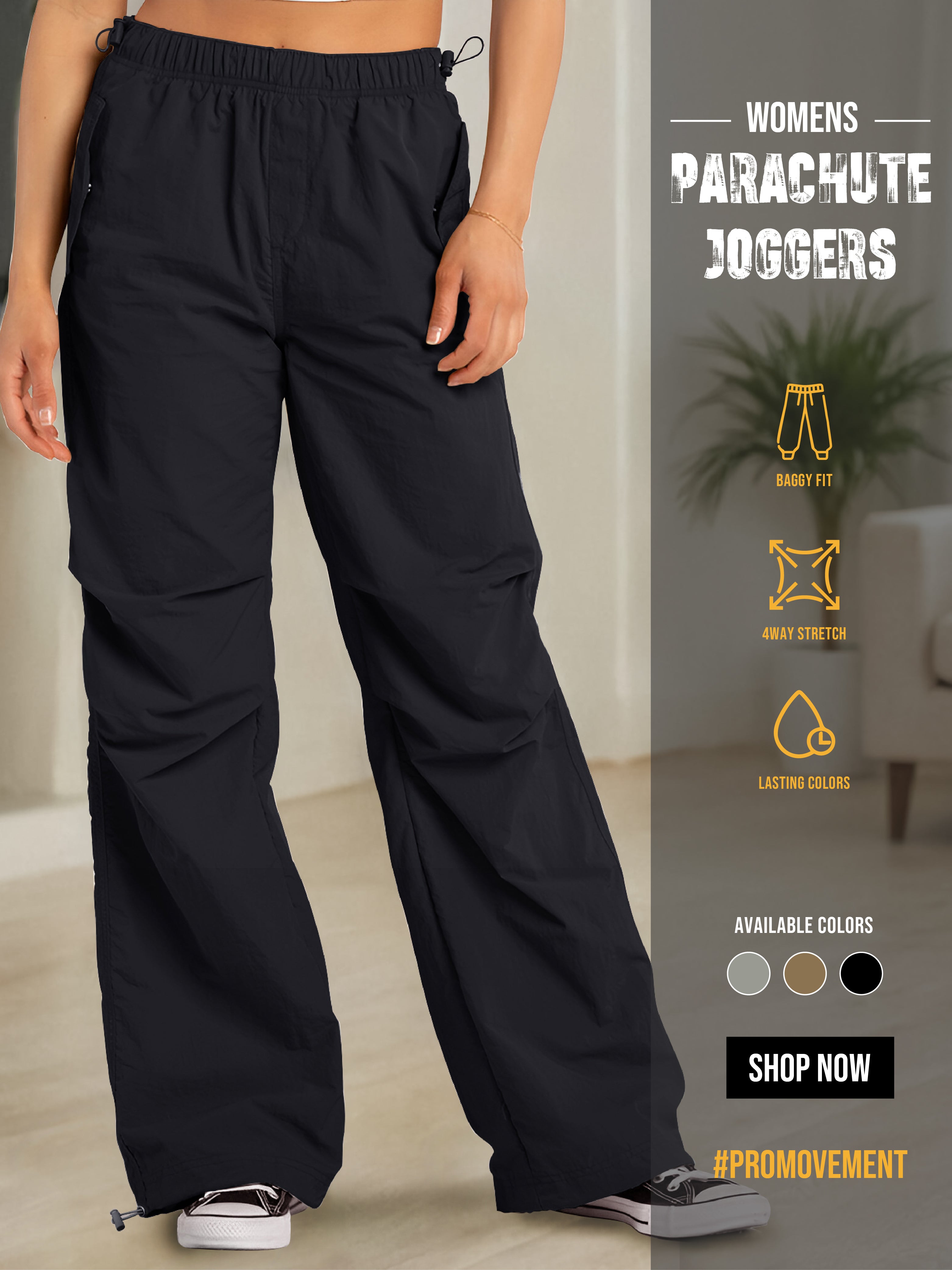 Parachute Black Women Trackpant