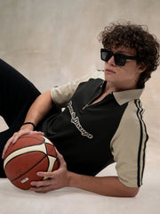 Born to Disrupt Olive Half Sleeve Polo T-Shirt