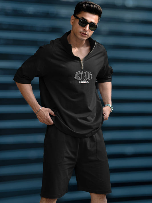 Detroit Black Co-Ords Set