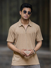 Frank Biscuit Half Sleeve Polo T-Shirt