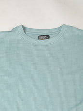 Seersucker Light Blue Half Sleeve T-Shirt