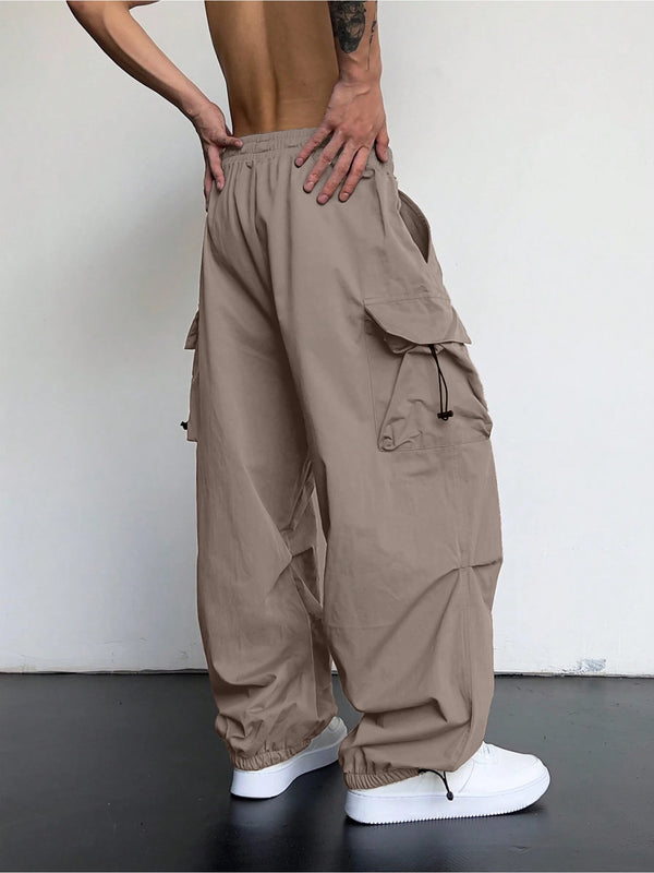 Silver parachute mink cargos for men - view 3