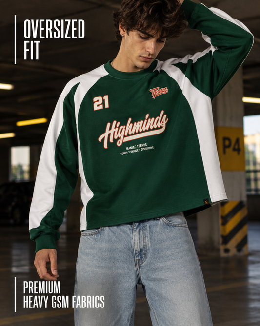 Highminds Bottle Green Full Sleeve T-Shirt