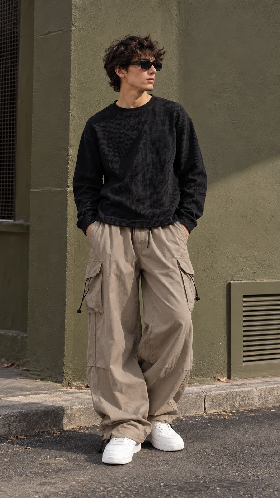 Raw Edge Parachute Co-ord
