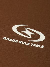 Graderule Brown Half Sleeve Polo T-Shirt