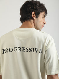 Sunglass Cream Half Sleeve T-Shirt