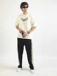 Sunglass Cream Half Sleeve T-Shirt