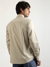 Soft Twill Biscuit Full Sleeve Shirt