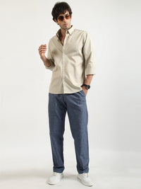 Soft Twill Biscuit Full Sleeve Shirt