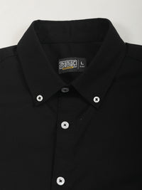 Soft Twill Black Full Sleeve Shirt