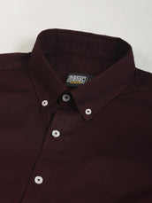 Soft Twill Maroon Full Sleeve Shirt