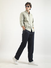 Soft Twill Mist Green Full Sleeve Shirt