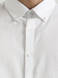 Soft Twill White Full Sleeve Shirt